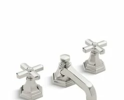 Buy 💯 Kallista For Town Two Handle Widespread Bathroom Sink Faucet in Nickel Silver 💯