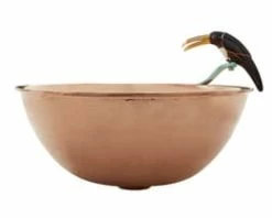 Brand new ⌛ Thompson Avem 5-1/2 in. 1-Bowl Drop-In and Vessel Lavatory Sink in Rose Gold ✨