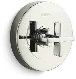 Hot Sale ⭐ Kallista One™ Single Handle Bathtub & Shower Faucet in Nickel Silver (Trim Only) 🥰