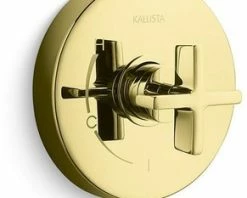 Best Pirce 🥰 Kallista One™ Single Handle Bathtub & Shower Faucet in Unlacquered Brass (Trim Only) 👍