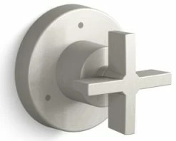 Promo ❤️ Kallista One™ Single Handle Bathtub & Shower Faucet in Brushed Nickel (Trim Only) ✔️