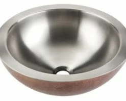 Brand new 🔔 Thompson FLW No-Hole Dual Mount Round Lavatory Sink in Antique Copper 🤩