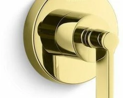 Best Pirce 😀 Kallista One™ Single Handle Bathtub & Shower Faucet in Unlacquered Brass (Trim Only) 🔥