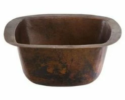 Coupon 🛒 Thompson Tamayo Dual Mount Basin in Aged Copper 🧨