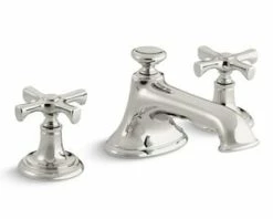 Best deal 👍 Kallista Bellis® Two Handle Bathroom Sink Faucet in Nickel Silver ✨