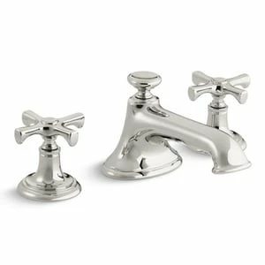 Best deal 👍 Kallista Bellis® Two Handle Bathroom Sink Faucet in Nickel Silver ✨