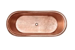 Hot Sale ๐ Thompson Hibernia 70 x 30 in. Freestanding Bathtub in Polished Copper with Antique Copper ๐ฅ - Image 3