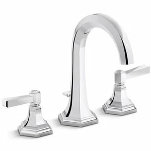 Best reviews of π₯° Kallista For Town Deck Mount Widespread Bathroom Sink Faucet with Double Lever Handle, Tall Spout in Polished Chrome β