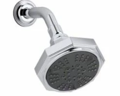 New 😉 Kallista For Town Multi Function Rhythmic Pulse, Wide Coverage and Soft Aerated Showerhead in Polished Chrome ❤️