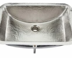 Brand new 🌟 Thompson Taxco Undermount Basin in 🔨 Hammered Nickel ❤️