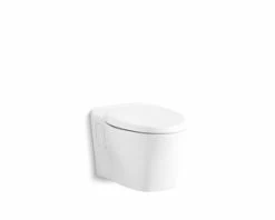 Best deal 🤩 Kallista Pleo® 1.6 gpf Elongated Wall Mount Toilet Bowl in Stucco White 🧨
