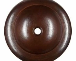 Buy 😉 Thompson Mandala 1-Bowl Vessel Bathroom Sink in Black Copper 👍