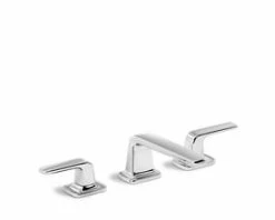 Outlet ✨ Kallista Per Se™ Two Handle Widespread Bathroom Sink Faucet in Polished Chrome ✔️