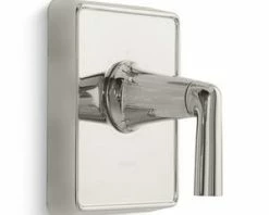 Flash Sale 👍 Kallista Counterpoint® Thermostatic Valve with Single Lever Handle in Nickel Silver ⭐