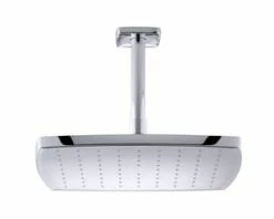 Outlet ❤️ Kallista Soft Modern Raindome 2.5 gpm Single Function Showerhead in Polished Chrome ✔️