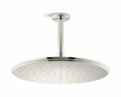 Outlet 🎁 Kallista Contemporary Single Function Rain Showerhead in Nickel Silver 👍