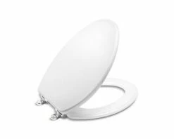 Cheapest ✨ Kallista Classic Elongated Closed Front Toilet Seat in Stucco White 😍