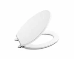 Cheap 🔔 Kallista Contemporary Elongated Closed Front Toilet Seat in Stucco White 😉