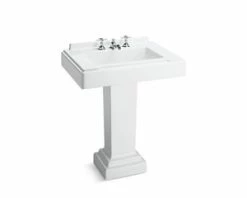 New 🔥 Kallista Tuxedo® Pedestal Bathroom Sink in Stucco White 🛒