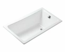 Brand new 🥰 Kallista Barbara Barry 60 x 32 in. Soaker Drop-In Bathtub in Stucco White 🔔