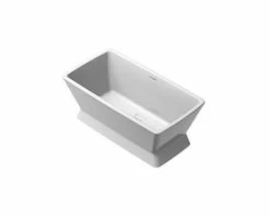 Brand new 🎁 Kallista Papion™ 63-7/16 x 33-9/16 in. Freestanding Bathtub in Stucco White 🤩