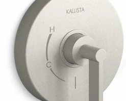 Deals ✨ Kallista One™ Single Handle Bathtub & Shower Faucet in Brushed Nickel (Trim Only) 🥰