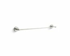 Discount 🎉 Kallista One™ 24 in. Towel Bar in Nickel Silver 😍