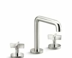 Best Sale 🛒 Kallista One™ Two Handle Widespread Bathroom Sink Faucet in Nickel Silver 👍