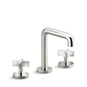 Best Sale π Kallista Oneβ’ Two Handle Widespread Bathroom Sink Faucet in Nickel Silver π