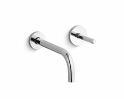 Brand new ⌛ Kallista One™ Single Handle Widespread Bathroom Sink Faucet in Polished Chrome 👏